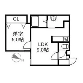 GRANOVAS【403号室】の間取り