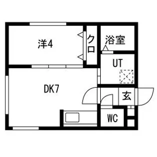 ラグナベルデ美園【1階】の間取り