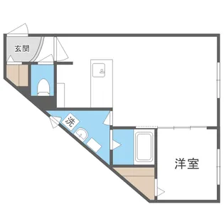 レブニーズ ザ・レジデンス 月寒中央【407号室】の間取り