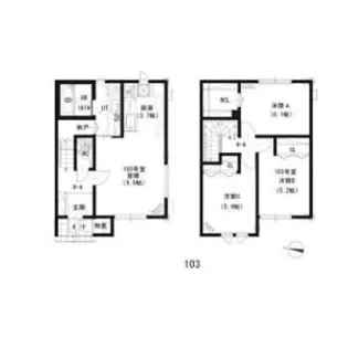 仮)ルミエール北44東13【1階】の間取り