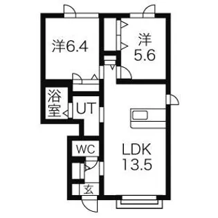 シャーメゾンΑⅦ【102号室】の間取り
