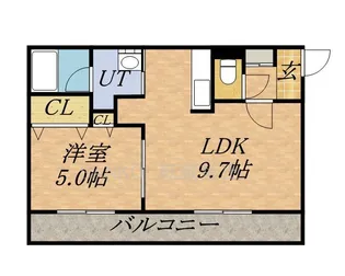 MUSE・N24【405号室】の間取り