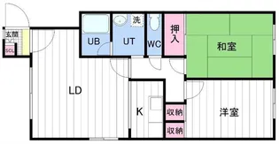 コーポ未来【202号室】の間取り
