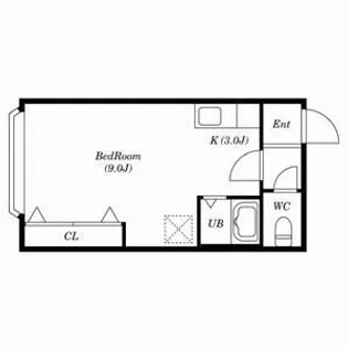 ヴェルテ南麻生【408号室号室】の間取り