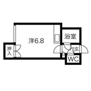 レ・クレージュ【206号室号室】の間取り