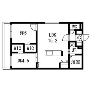 仮)豊平1ー6MS【1階】の間取り