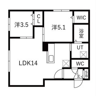 ESTALION SOEN(エスタリオン ソウエン)【1階】の間取り