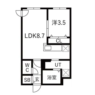 ESTALION SOEN(エスタリオン ソウエン)【1階】の間取り
