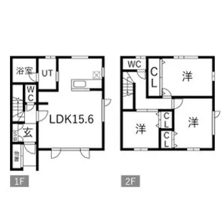 ウィステリア新琴似A棟【102号室】の間取り
