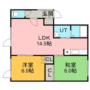 北海道札幌市北区屯田七条11丁目【アパート】の間取り