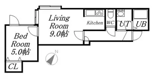 グラウディ・レビジョンⅡ【101号室】の間取り