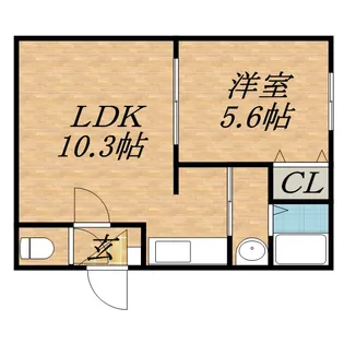リージェントN札幌【3階】の間取り