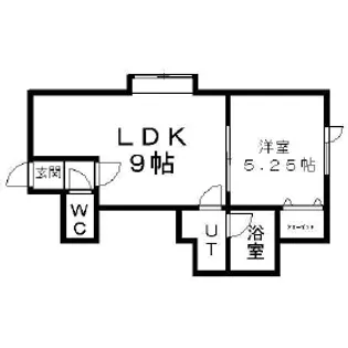 エーグル【206号室】の間取り