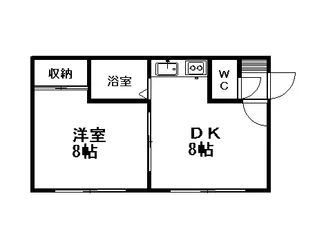 BESTー347【201号室】の間取り