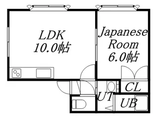 ヴィラパークサイド【101号室】の間取り
