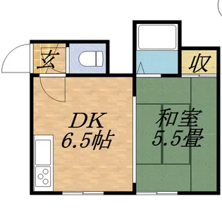 コーポフラワー【2号室】の間取り