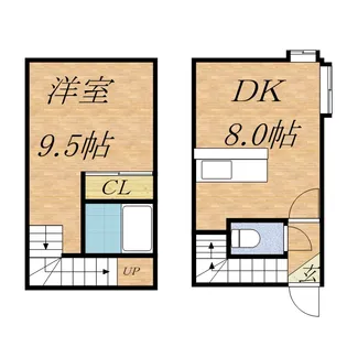 ラピス麻生【105号室】の間取り