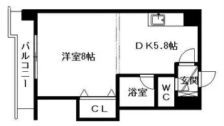 ル・クラシック12【00506号室】の間取り