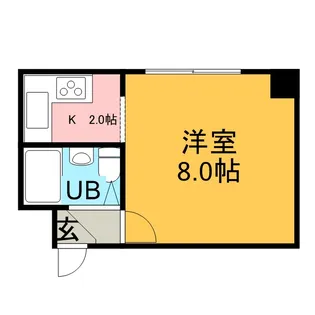 グリーンハイム【5階】の間取り