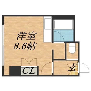 モンターニュアネックス【205号室】の間取り