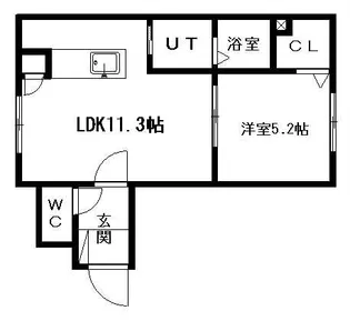 グランメール南麻生【4階】の間取り