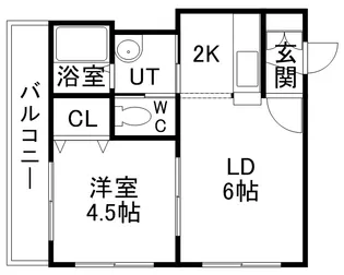 ハイムハイライトⅢ【3階】の間取り