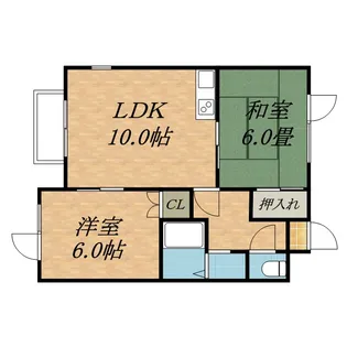 レジデンスN30【302号室】の間取り