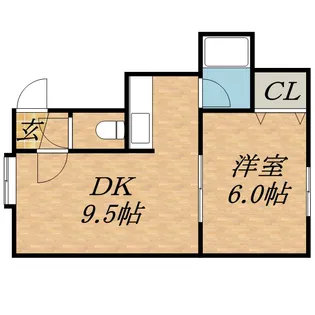 クレバーコート【102号室】の間取り