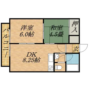 サンルート 【301号室】の間取り