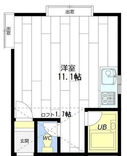 エスポアール23【206号室】の間取り