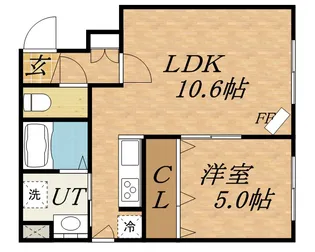 グランメールラフレ元町【2階】の間取り
