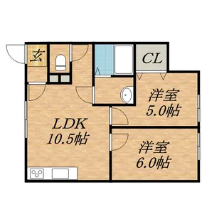 コーポ82【2階】の間取り