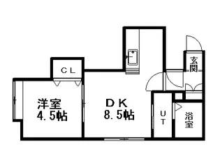 アクア18【103号室】の間取り