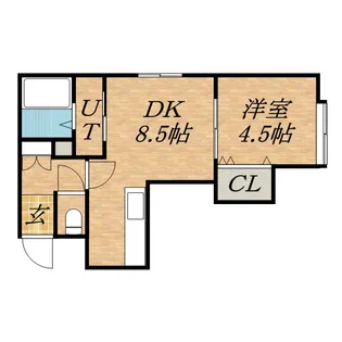 アクア18【203号室】の間取り