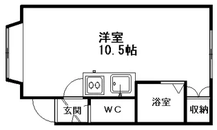 パステルコート21【301号室】の間取り