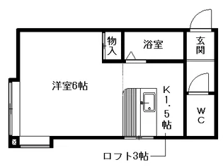 マリオンコート【00203号室】の間取り