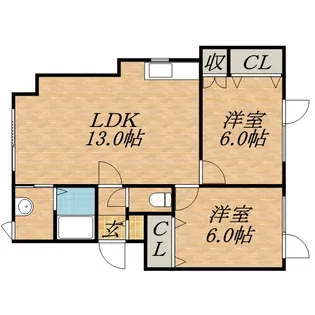 ハイムグランジャ【2階】の間取り
