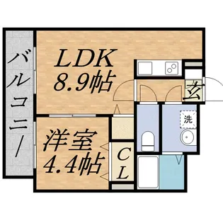 レジディア札幌駅前【309号室】の間取り