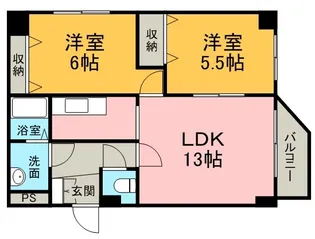 ピュアコート北33条【101号室】の間取り