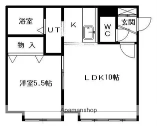 コンフォート819【B203号室】の間取り