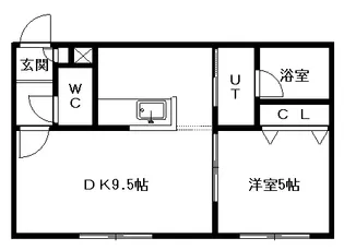 メゾンド・コー【203号室】の間取り