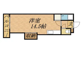 クレール・フランセ・エストゥ【2階】の間取り