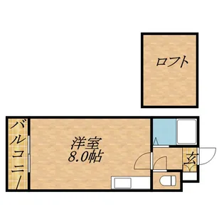 マトリックス北12条【202号室】の間取り