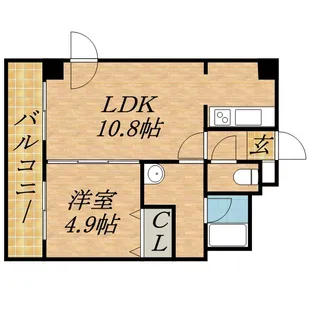 北海道札幌市東区北十四条東9丁目【マンション】の間取り