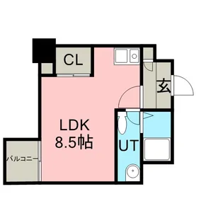 プライマル札幌北18条【7階】の間取り
