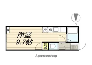 PLAZA IN 8【302号室】の間取り