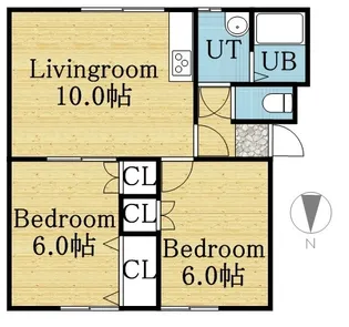 アヴニール【102号室】の間取り