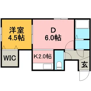 KINSEI F【2階】の間取り