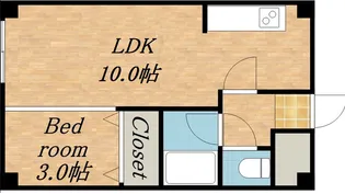 Rilassa麻生【5階】の間取り