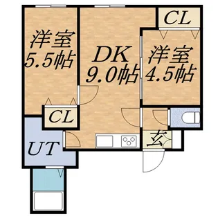 エスポワール円山【3階】の間取り